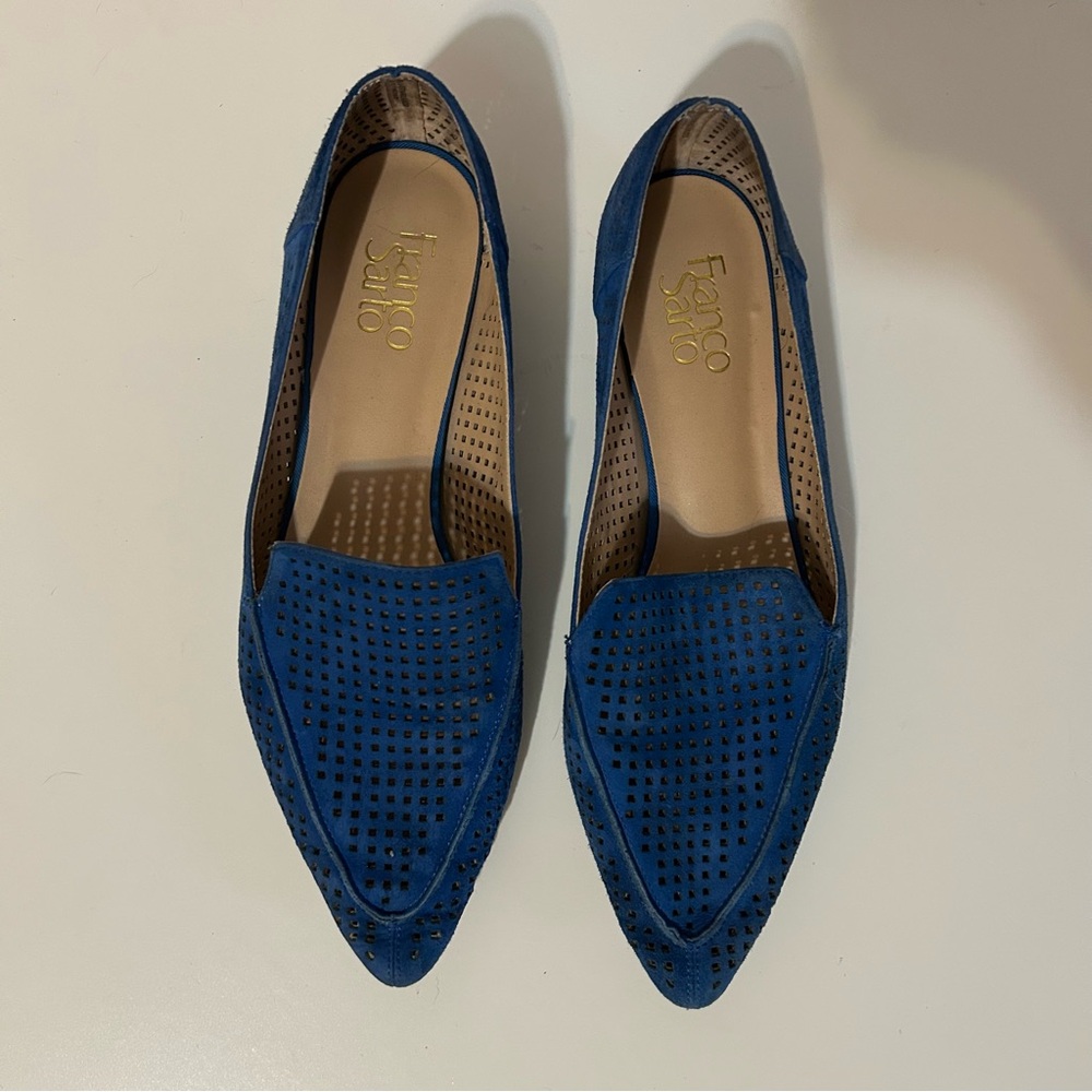 Franco Sarto Women's Blue Starland Loafer